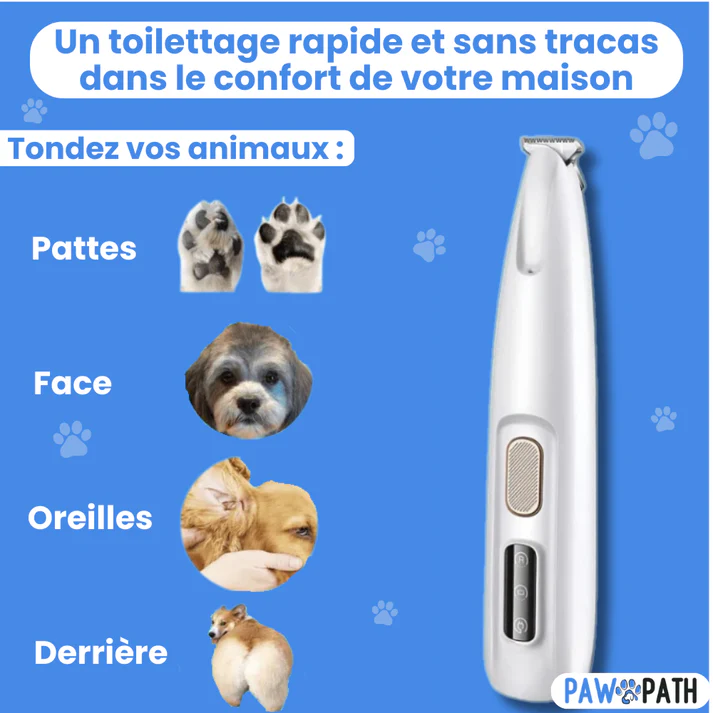 PawGroom Pro™ - Soin des pattes sans douleur en quelques secondes